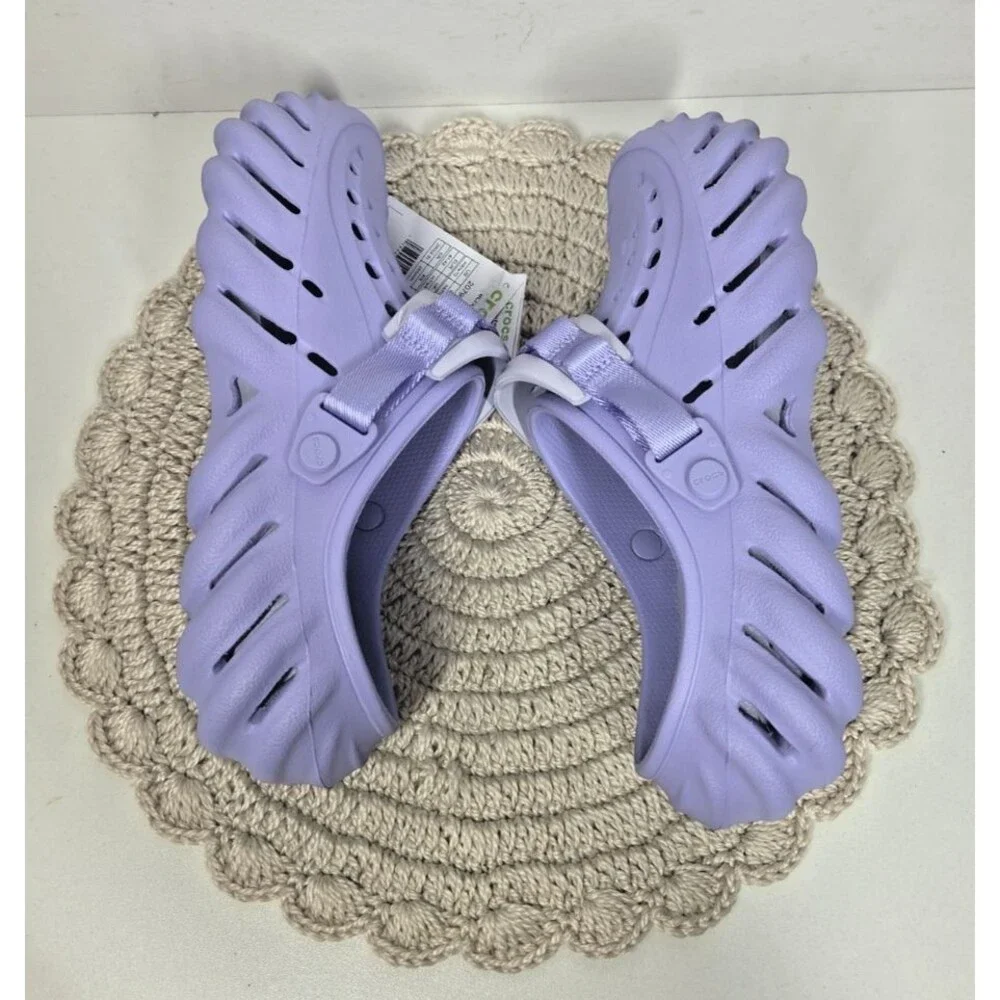 NEW CROCS ECHO CLOG WOMAN 10 MEN 8 Lavender COMFORT WATER RESISTANT LIGHTWEIGHT - Picture 15 of 15